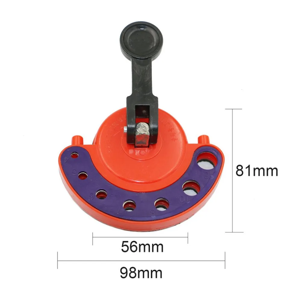 Регулируемый 4-12 мм алмазное сверло плитка стекло отверстие пилы коронка руководство локатор отверстия Sucker вакуумная база качество