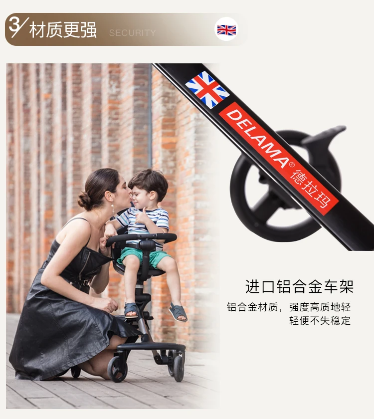 Dsland Doux bebe INBB finfin stok, самокат, детская коляска, 2 стороны, высокая, роскошный зонт, коляска, Трайк, супер стабильный, удобный инструмент для покупок