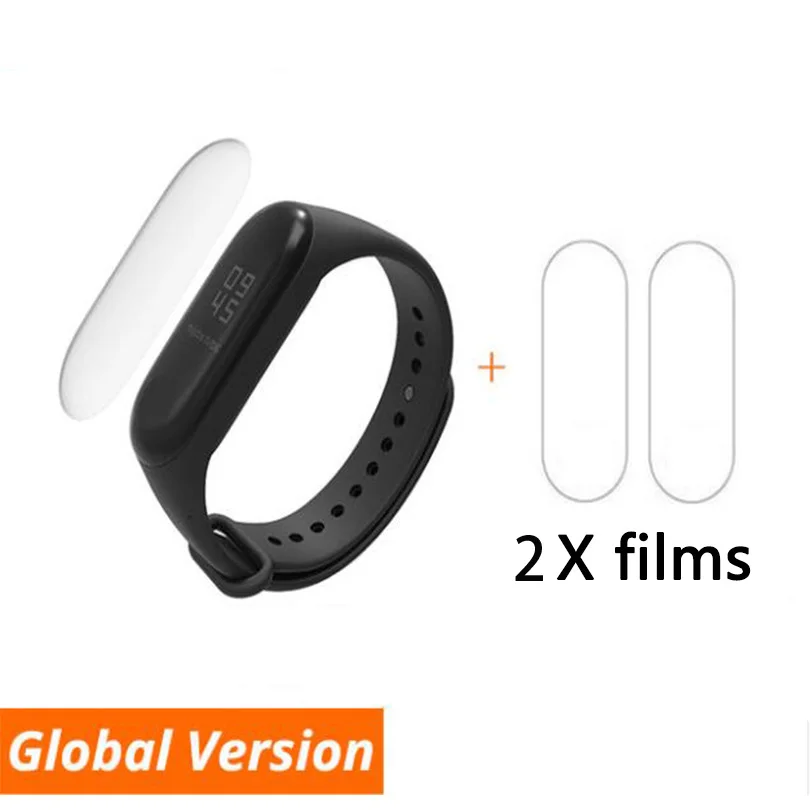 B4 n film Xiaomi mi-браслет 4 Smart Bluetooth 5,0 mi Band 4 Браслет фитнес-браслет AMOLED сенсорный экран Музыка AI сердце - Цвет: B4 n film
