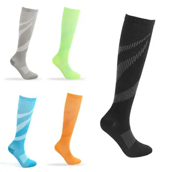 

Unisex Compression Sock Football Socks Anti Fatigue Pain Relief Varicose Vein Circulation Sock For Men Travel Over Knee Socks