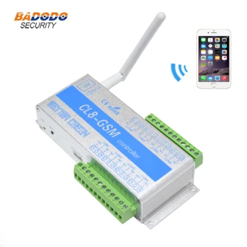 

Wireless GSM Remote Controller ON/OFF switch CL8-GSM 8 channel Relay output temperature&humidity sensor is optional