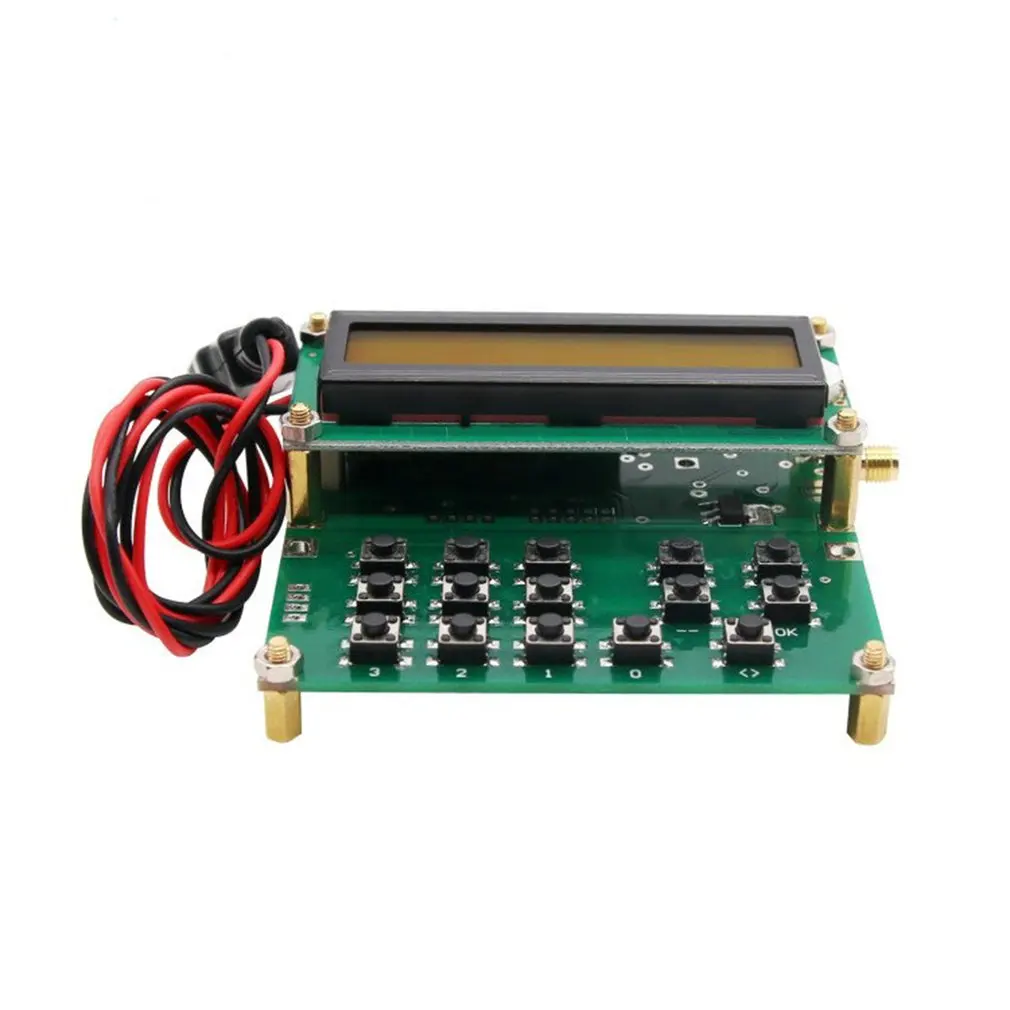 

35MHz-4000MHz RF Signal Generator Signal Source ADF4351 VFO HXY D6 V1.02 Meter Sweep Counter Module