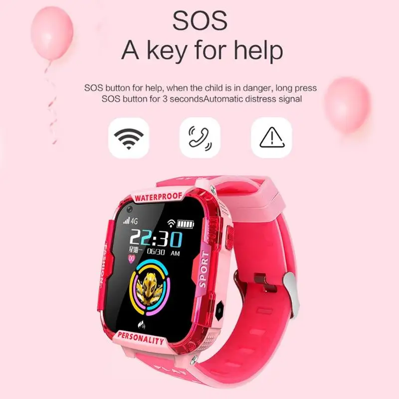 K22 Детские Смарт-часы 4G WiFi gps трекер SOS Вызов видео часы телефон