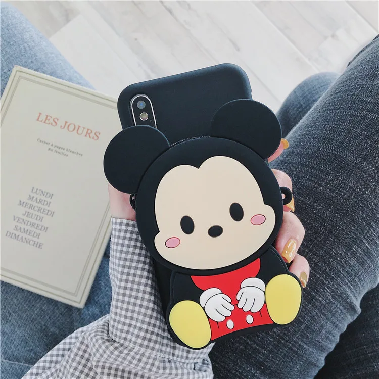 Милый 3D кошелек дизайн кошка чехол для Huawei P10 селфи P10 Plus P9 Lite mini P9 Plus животные Свинья мягкий чехол из ТПУ