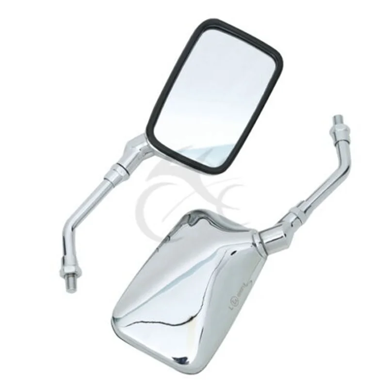 Мотоцикл 10 мм прямоугольные мотоциклетные зеркала для Honda VF Magna Stateline 500 VT700 VT750 VT1100