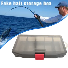 5 отсек рыболовная коробка рыболовные приманки Крючки прозрачный ящик для хранения рыболовные аксессуары