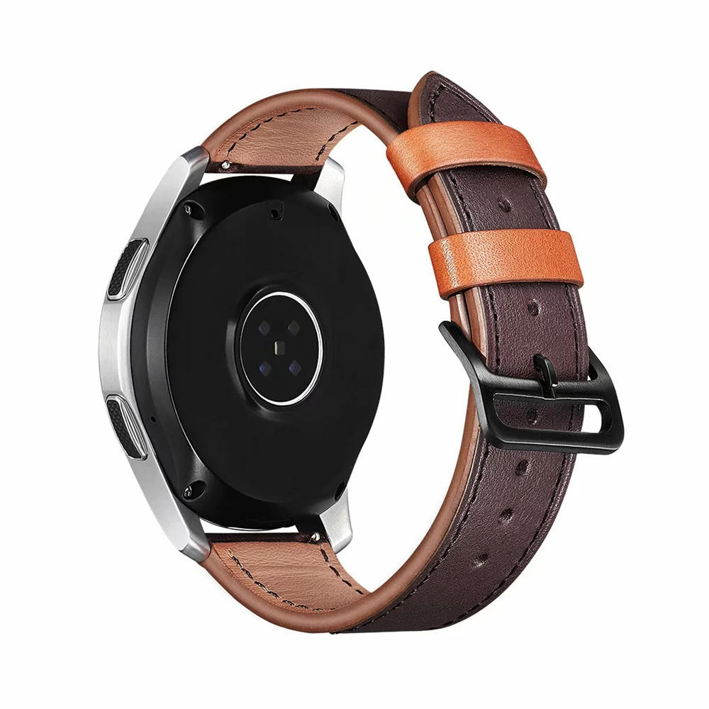 20 мм часы correa совместимы с Galaxy watch 42 мм/Active 2/gear S2/huawei Watch 2/Amazfit bip часы ремешок кожаный браслет ремень