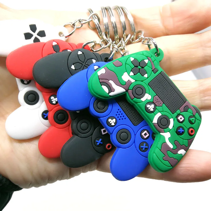 1PCS PVC Game Machine Keychain & Keyring Cute Gamepad Joystick Key Chain 3 Hcd5eb3c7abe24e37899d53c8dd008f67S