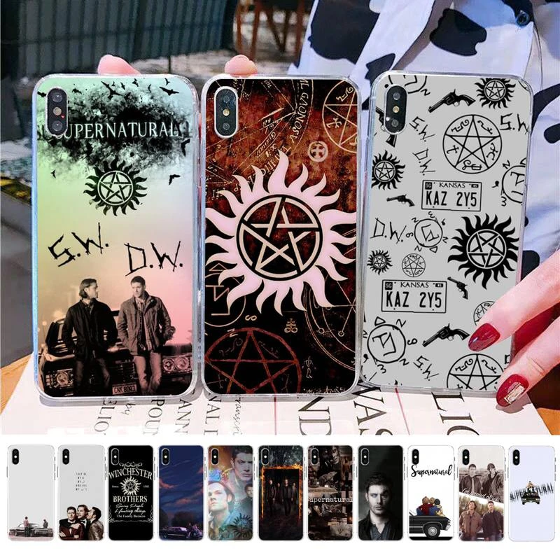 Babaite Supernatural SPN Dean And Sam Phone Case for iPhone 11 12 13 mini pro XS MAX 8 7 6 6S Plus X 5S SE 2020 XR case cases for iphone 11