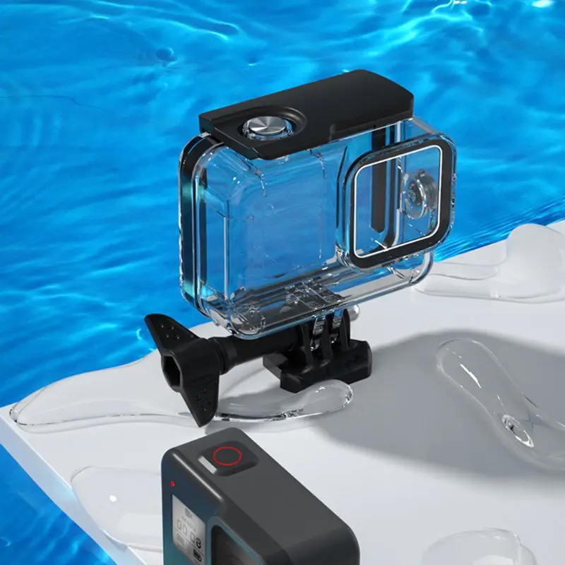 60 м водонепроницаемый защитный чехол Дайвинг Корпус Крышка для GoPro Hero 8 камера комплект Q39D