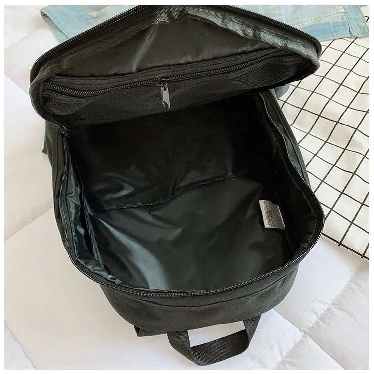 

NK Backpack Large-Volume Trend Sports Backpack Solid Color Campus School Bag OEM Customizable