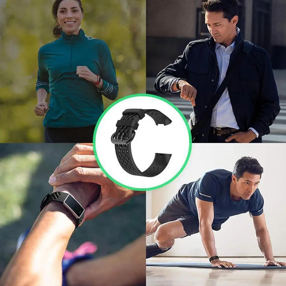 Силиконовый ремешок для часов Fitbit Charge 3 браслет ремешок на запястье для Fitbit Charge 3 Band мягкие спортивные Сменные аксессуары