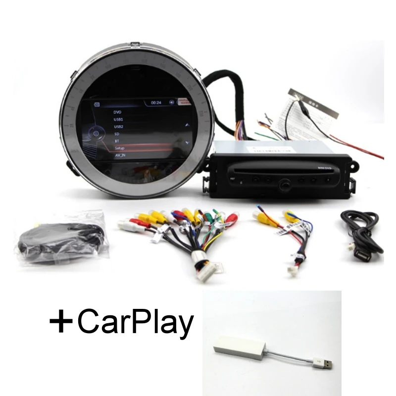 Liandlee автомобильный мультимедийный плеер NAVI для Mini Countryman One Cooper S D R60 CarPlay TPMS Стерео gps навигация CE система - Цвет: Add CarPlay