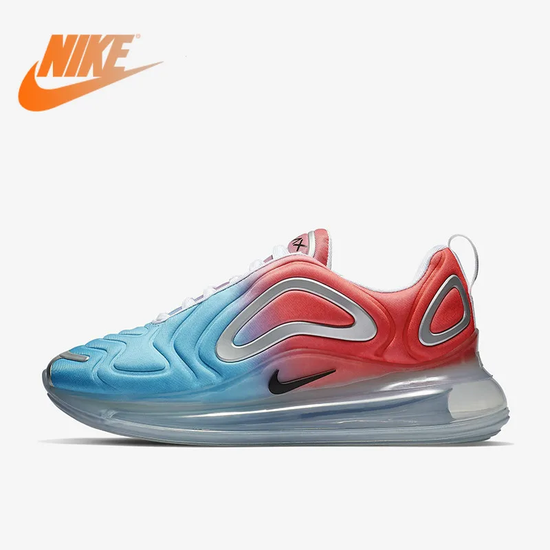 Оригинальный Nike Оригинальные кроссовки Air Max 720 кроссовки Для женщин дышащая спортивная уличная спортивная обувь Новое поступление AR9293-600