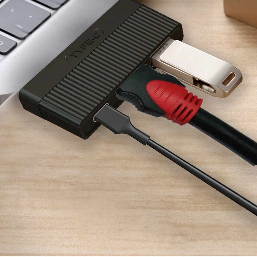 Концентратор USB 3-в-1 Тип c к HDMI PD USB3.0 адаптер aвтомобильное зарядное устройство с одним USB c до 4k HDMI конвертер для MacBook samsung huawei Iphone11# G1