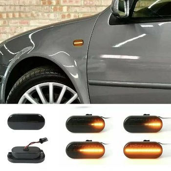

2pcs LED Dynamic Car Fender Side Marker Turn Light Gradient Signal Lamp For Ford C-max Fiesta 6 MK6 Focus 2 Mk2 Fusion Galaxy