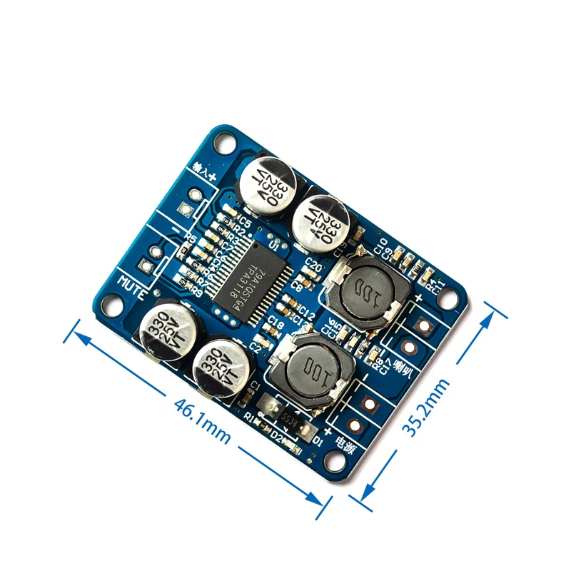 1 шт. DC 12 V-24 V TPA3118 60 Вт подойдет как для повседневной носки, так цифровой аудио Мощность Плата усилителя модуль усилителя