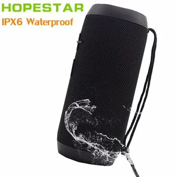 

HOPESTAR P7 portable Bluetooth Speaker Wireless WaterProof IPX6 Column Box Bass Mini Subwoofer Portable With TF Card USB FM Mic