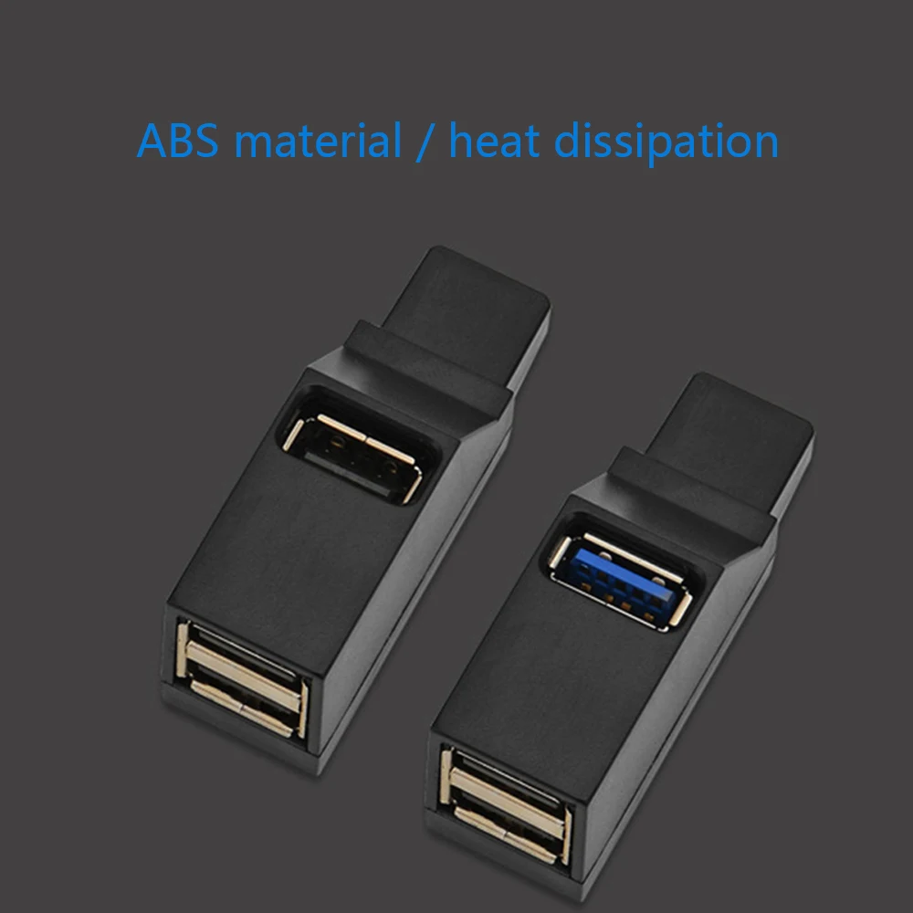 Универсальный мини 3 порта USB 3,0 концентратор Высокоскоростной разветвитель передачи данных адаптер для ПК ноутбука MacBook Pro многопортовый usb-хаб