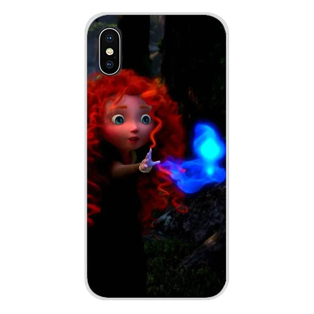 Для Apple iPhone X XR XS 11Pro MAX 4S 5S 5C SE 6 S 7 8 Plus ipod touch 5 6 силиконовый кожаный чехол для фильма "смелая принцесса" Мерида Арчер