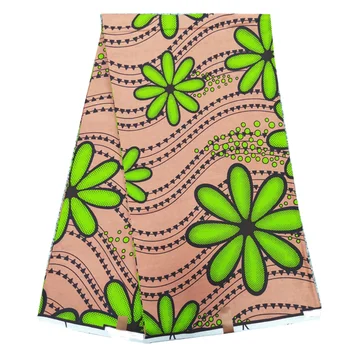 

african fabric quality guaranteed java wax fabrics for beautiful woman clothes 100% cotton Ankara print wax material 6 yard!OA-7