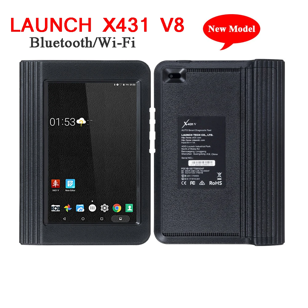 Оригинальный Launch X431V 8 'Bluetooth/Wi Fi автомобильный инструмент для диагностики