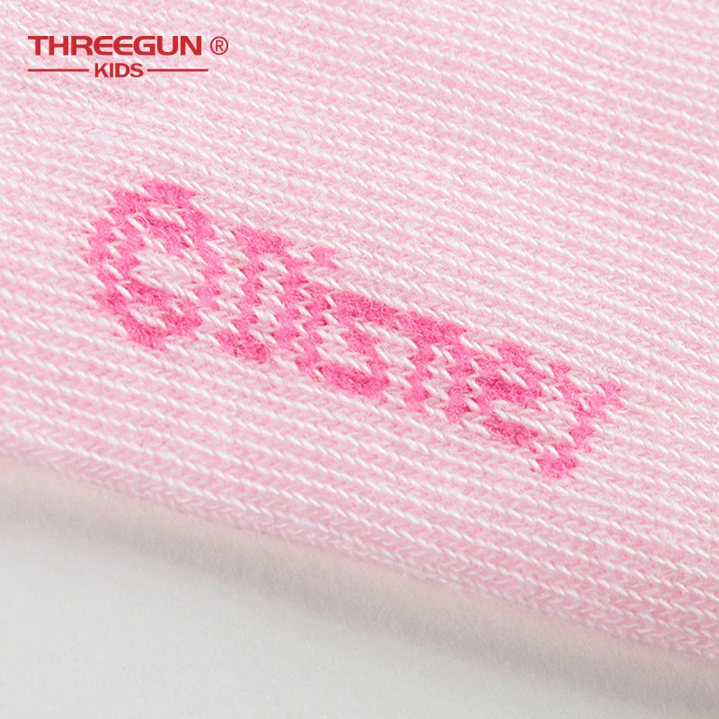 THREEGUN X disney/Детские носки для девочек из 5 предметов; милые хлопковые дышащие эластичные носки для маленьких девочек; сезон весна-лето