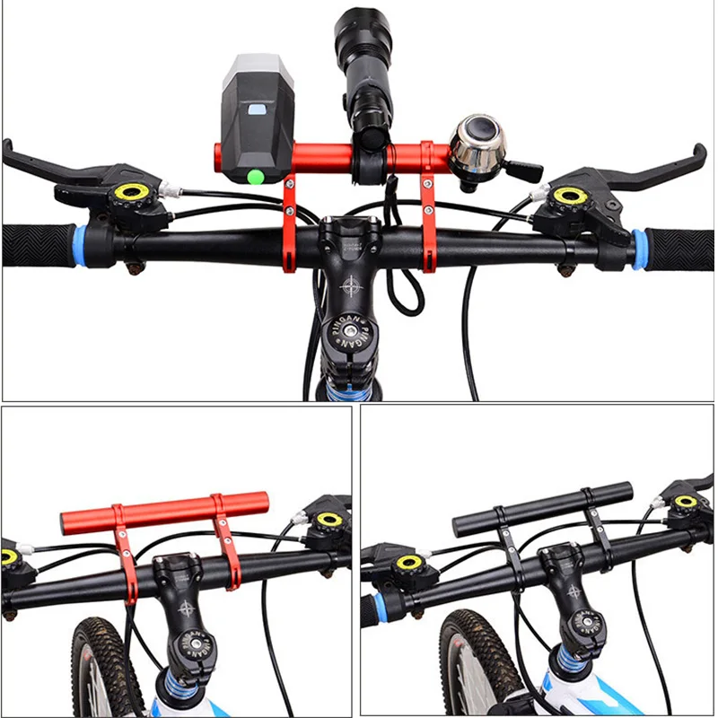 Расширитель руля велосипеда для горного велосипеда MTB расширитель руля спидометра Крепление Фары фонарик держатель лампы