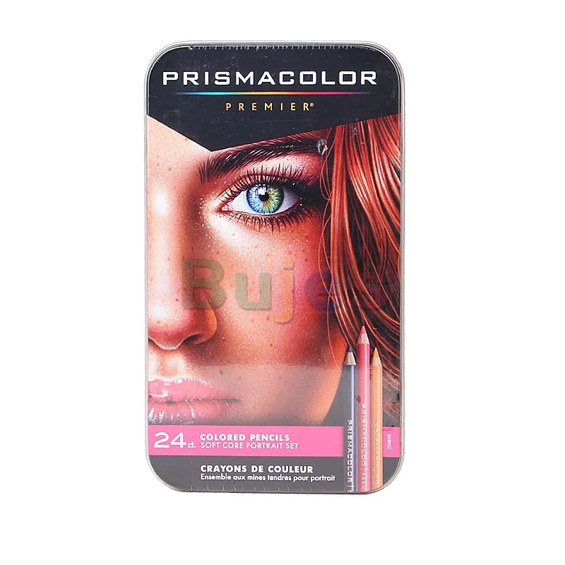 Prismacolor Premier Soft-Core Colored Pencils, 12 24 36 48 72 132 150  Colors Tin Box Set, 3.8mm Colored Core Round, Cedar Casing