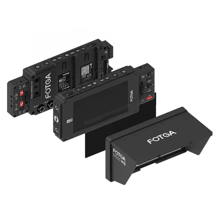 Переходное кольцо для объективов Fotga A50TLS FHD 5 дюймов Сенсорный экран 1920x1080 4K HD видео через функцию On-Камера для контроля уровня сахара в крови с 3D LUT Функция 3G-SDI фотомонитор