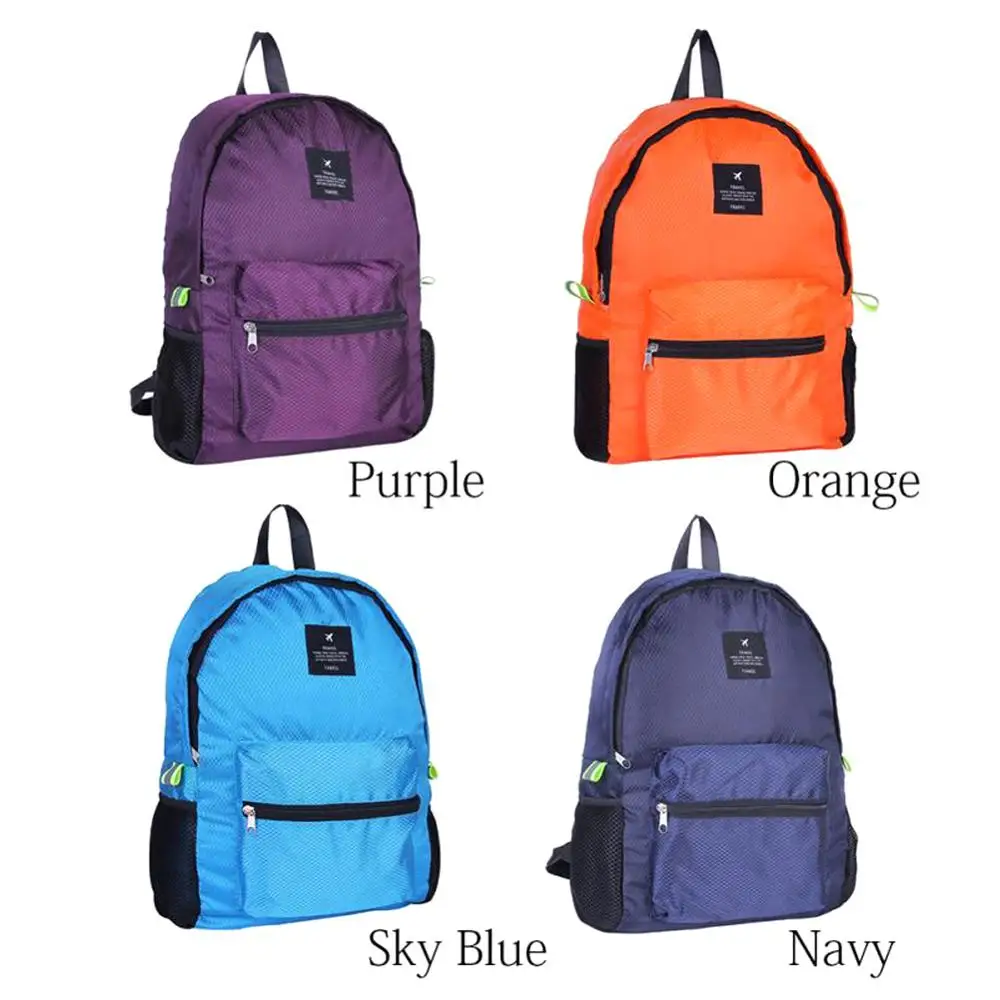 New Waterproof Nylon Backpack for Women Men Multi Pocket Travel Backpacks School Bag for Teenage Girls Book Portable Folding2020