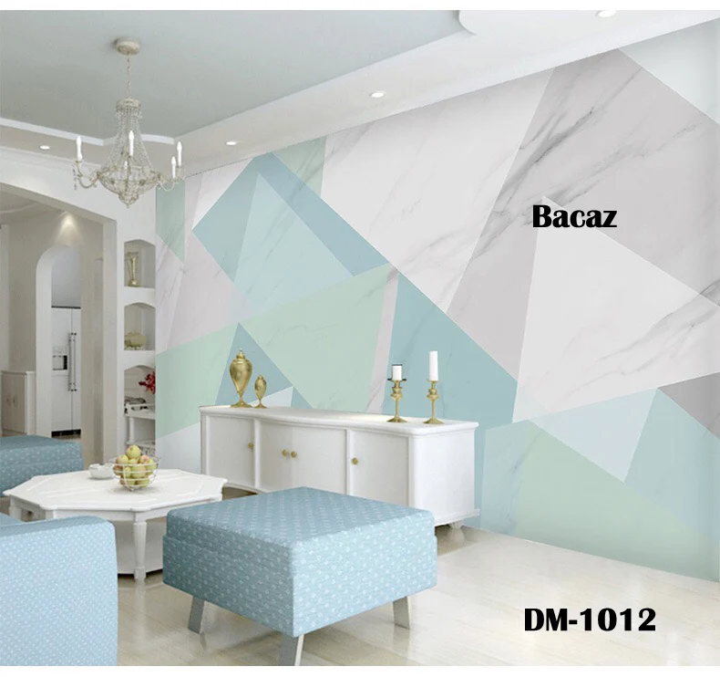 Bacaz 3D геометрические обои фрески абстрактная форма для спальни фон 3d геометрическая настенная бумага Фреска Декор художественная 3d Наклейка на стену