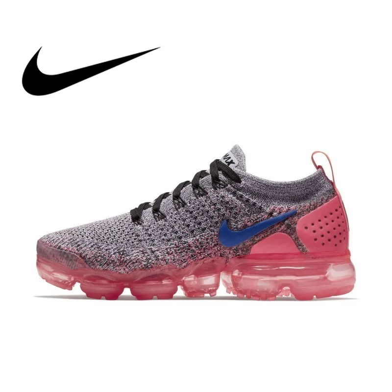 Официальная Оригинальная продукция Nike Air Max Vapormax Flyknit женские кроссовки АМОРТИЗИРУЮЩИЕ НЕСКОЛЬЗЯЩИЕ износостойкие 942843