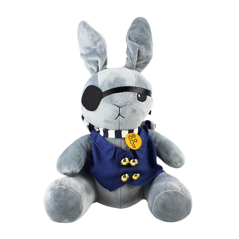 Big Fun Black Butler Kuroshitsuji Ciel Phantomhive Rabbit Plush Doll Gray 