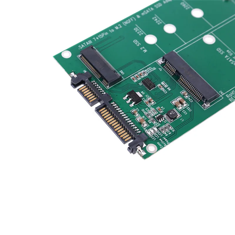 MSATA и M.2(b-ключ NGFF) 2в1 размер несколько SSD для SATA 3 III адаптер конвертер C26