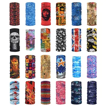 

Mask Dust-proof Printed Multi-Functional Seamless SPF 40 Sunshade Face Mask Wristband Hairband Head Scarf Outdoor Apparel Sports