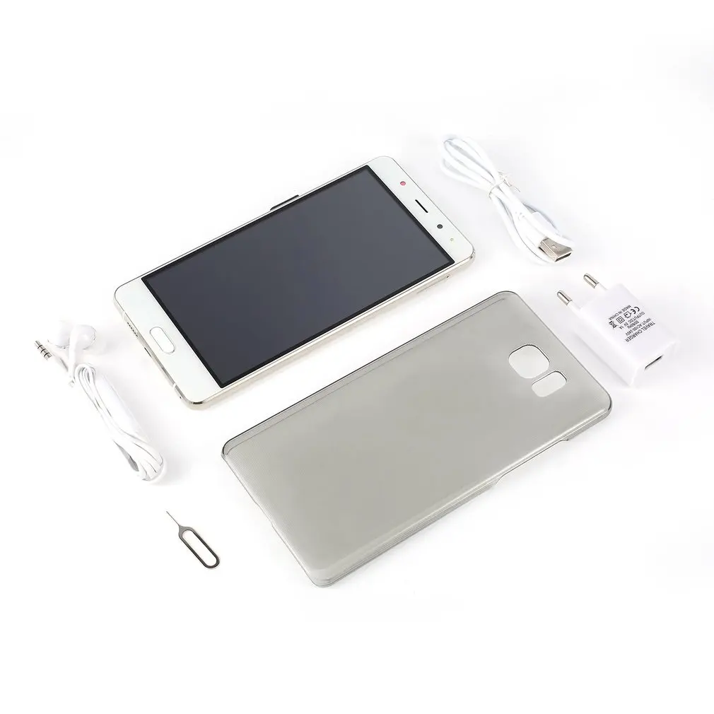 

6 Inches MTK6580 Smartphone Cell Phone For Android S8 Support Multi Language Dual Sim Dual Standy Front 200W Camera