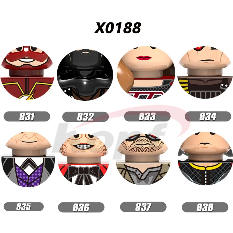 Конструктор из серии фильмов фигурки для детей игрушки героев кирпичи X0188 |