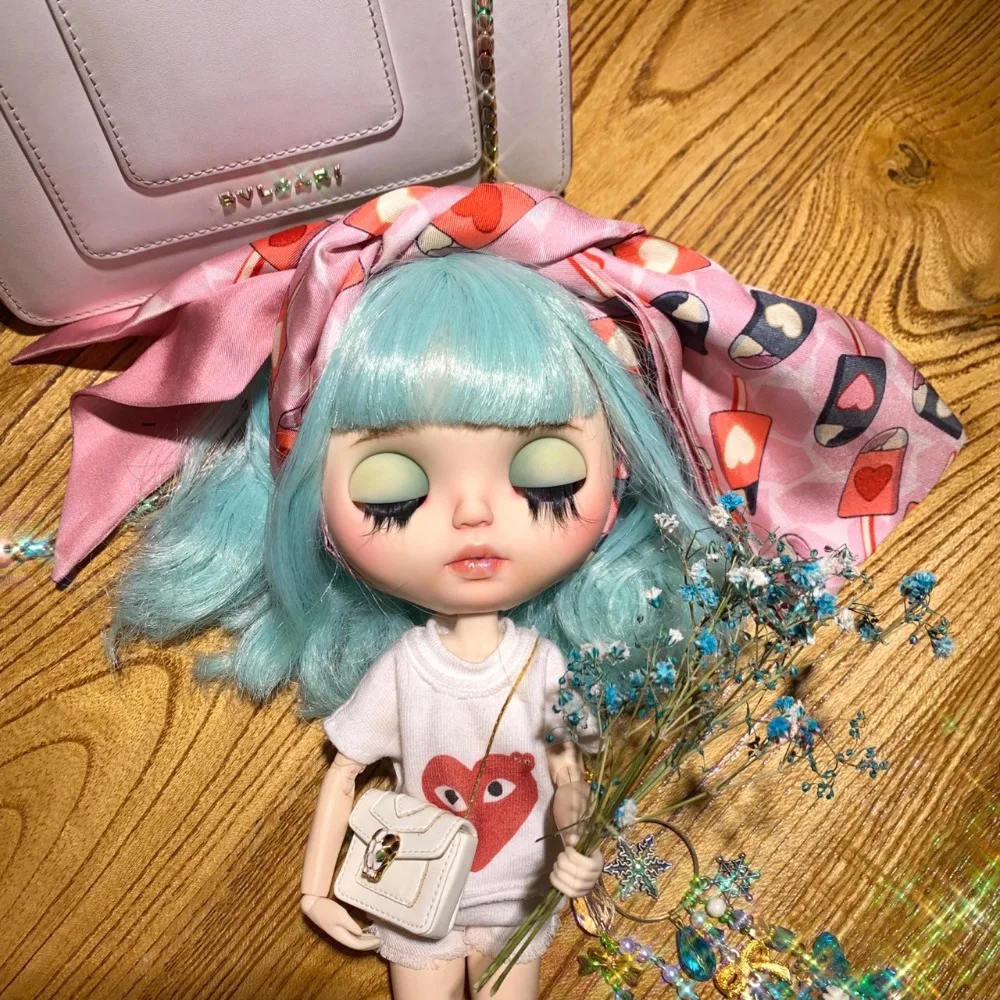 1/6 BJD 30 см игрушки для кукол 19 шарниров высокое качество BJD шарнирная кукла милая девочка с мятно-зелеными волосами и веками blyth