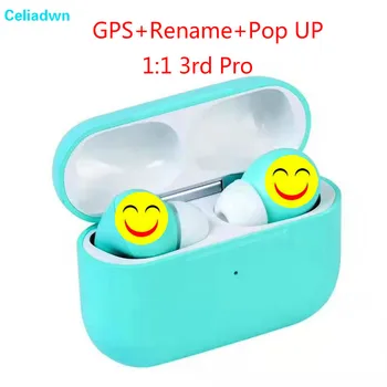 

1:1 3rd Pro wireless earphones A3 Pro TWS bluetooth Pop Up headsets GPS earbuds Rename Headphone PK i100 i17 i30 i18 i16 tws