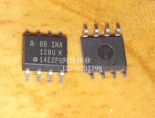 20 шт./лот INA128UK INA128U K лапками углублением sop-8