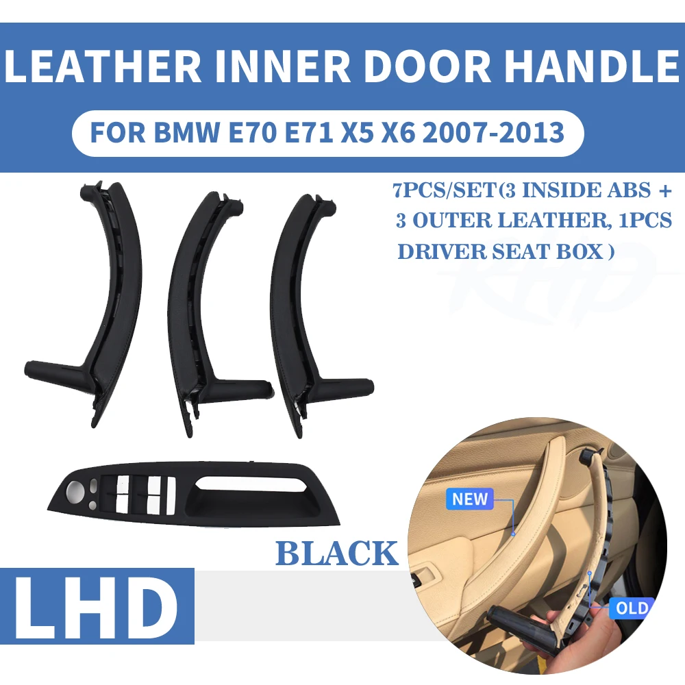 E70 LHD Leather Black set