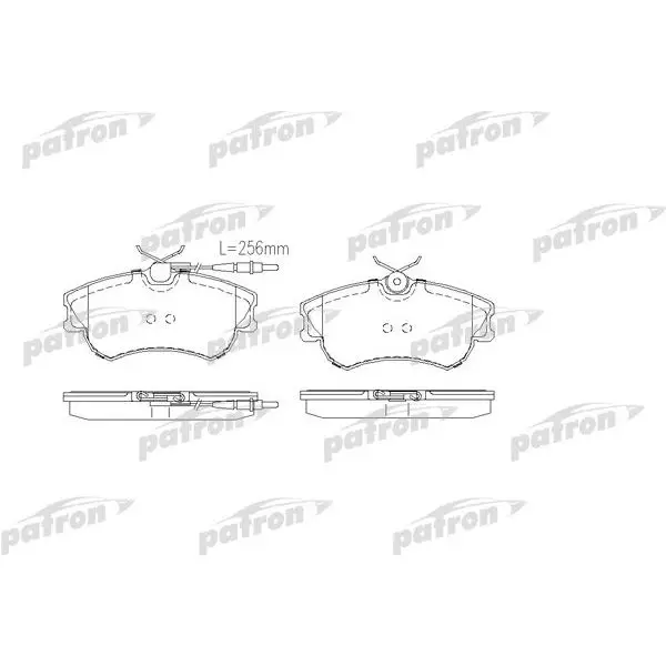 Колодки тормозные дисковые передн RENAULT: ESPACE III 96-02 PATR