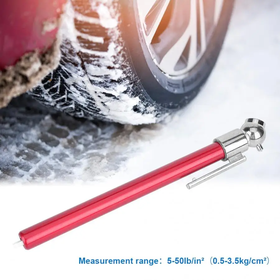 Измеритель давления в шинах 5 шт. в форме ручки измеритель давления в шинах 5-50Ib/дюйм(0,5-3,5 кг/см) для автомобиля мотоцикла цифровой измеритель давления