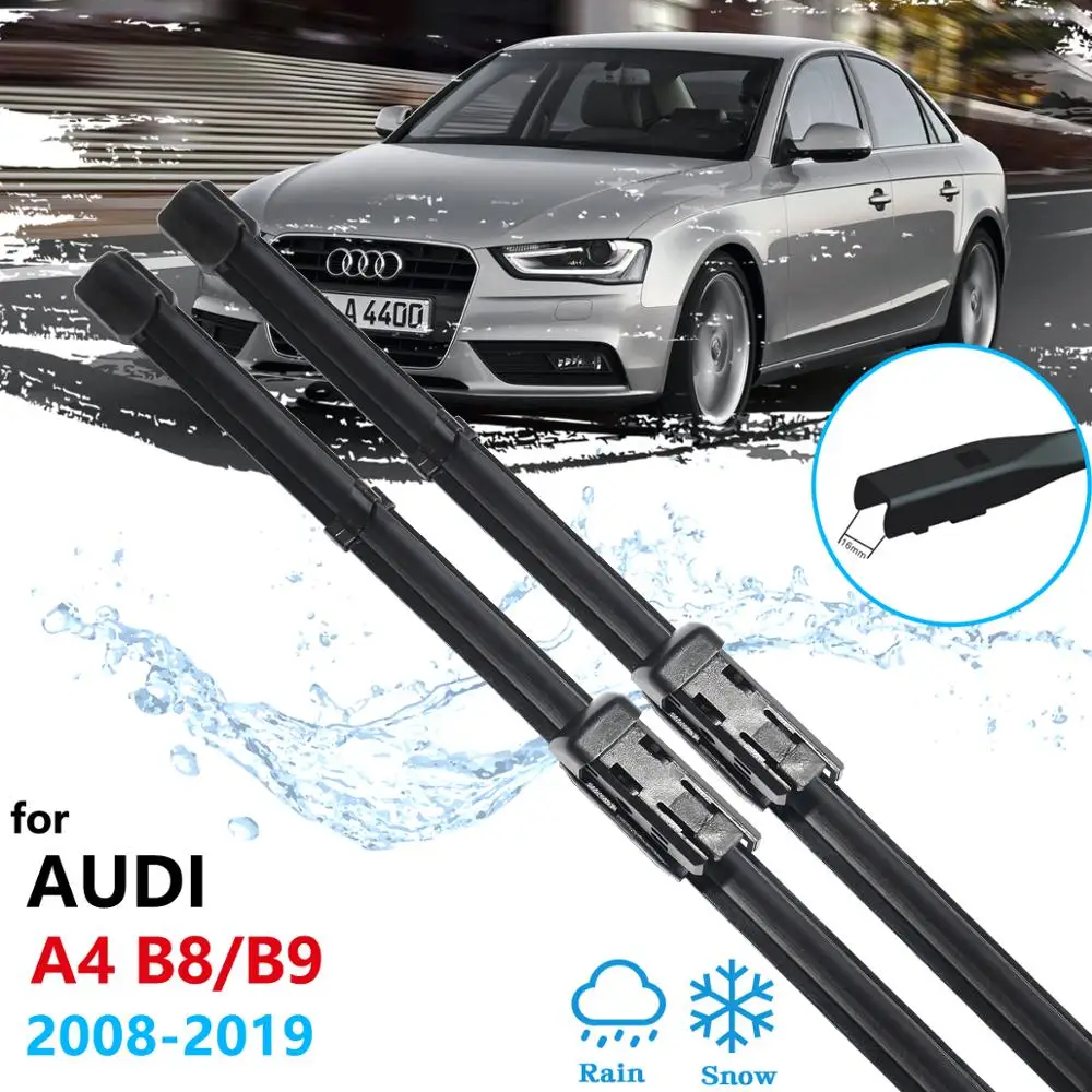 Автомобильные стеклоочистители для Audi A4 B8 B9 2008 ~ 2019 лобовое стекло автомобильные