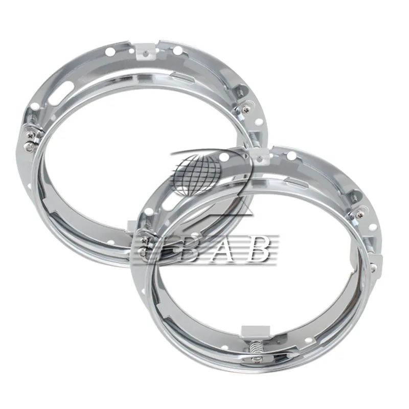 7inch LED Headlight Mount Ring Bracket For Daymaker Harley Touring Softail Jeep 7inch LED Headlight Mount Ring Bracket For Daymaker Harley Touring Softail Jeep