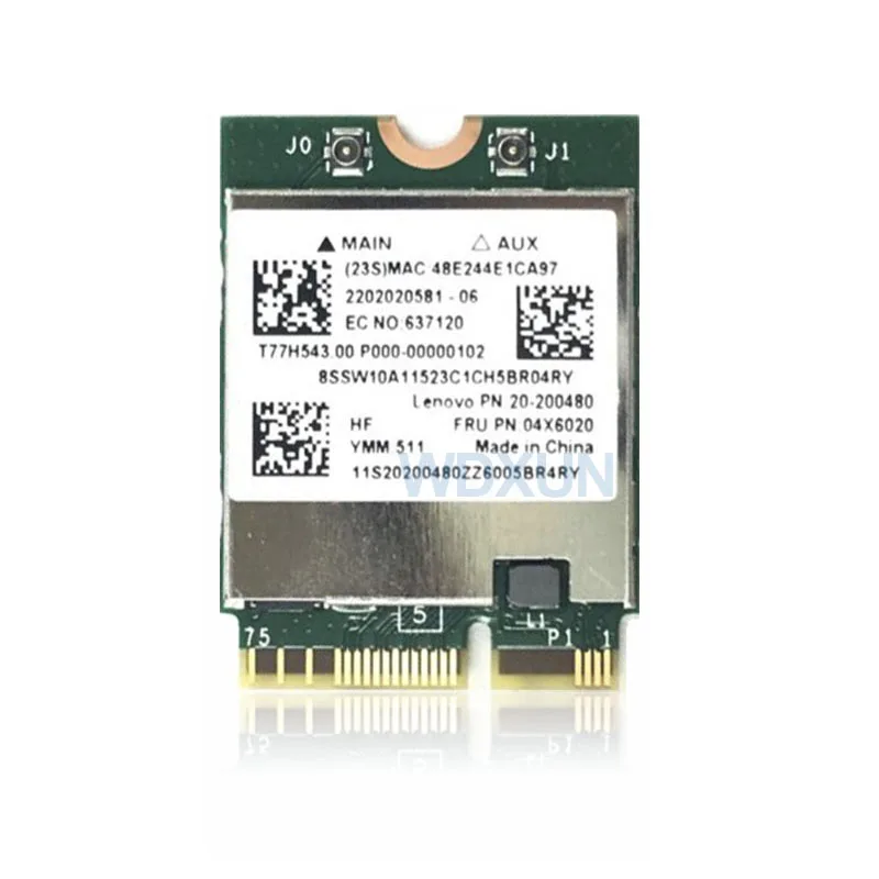 BCM94352Z BCM94352 04X6020 NGFF 867Mbps 802.11AC Bluetooth 4.0 Wlan Card for IBM Y50-70-80/Y70-70-80 YOGA2 WIFI network interface card