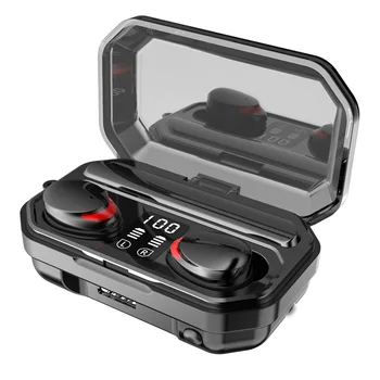 

TWS Wireless Earbuds With Charging Case Stereo Sound Bluetooth 5.1 Handsfree Gym TWS Wireless Earbuds
