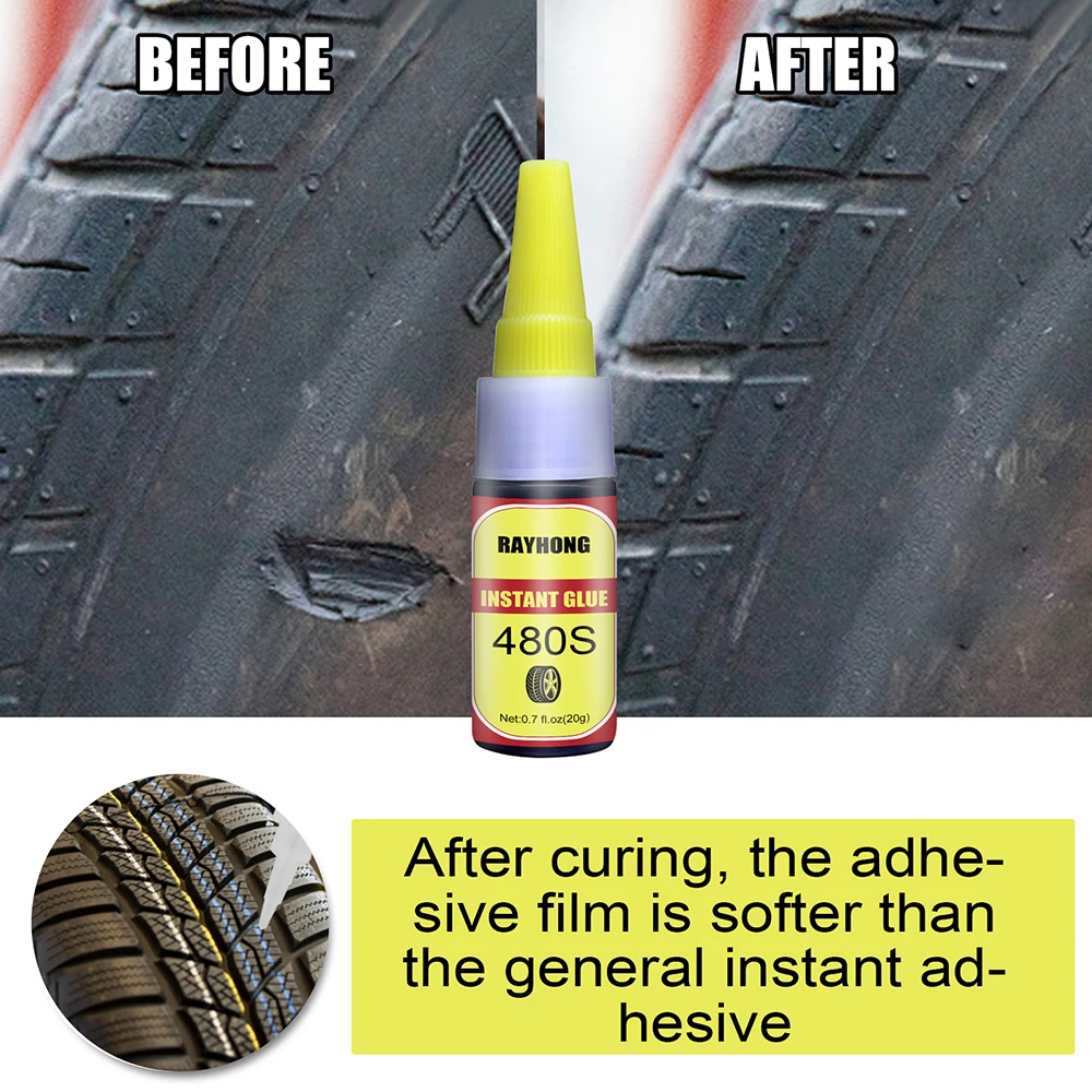 Instant Glue Strong Tire Repair Glue Heavy Duty Adhesive Glue GEL with