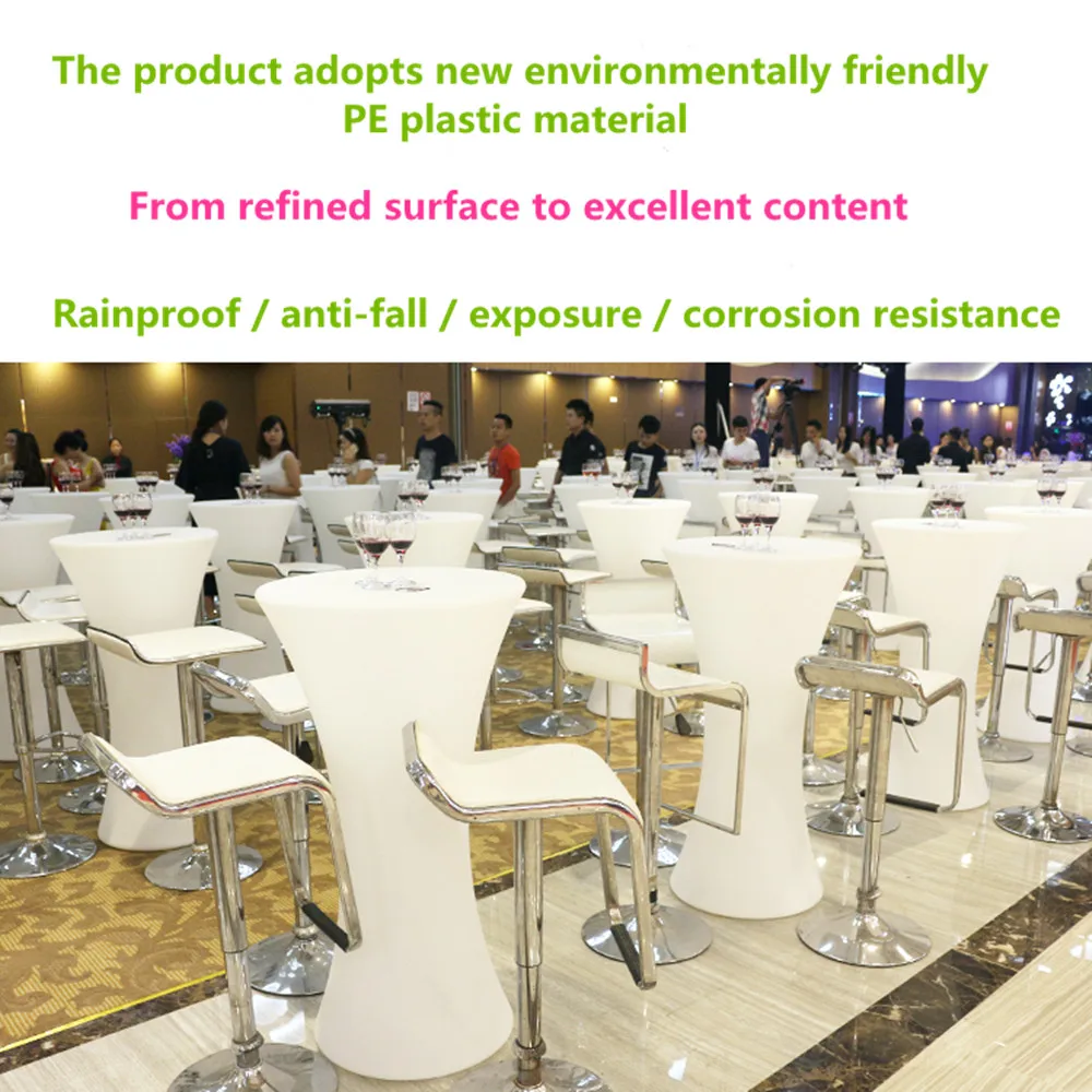 New led bar furniture colorful rechargeable wine table waterproof luminous cocktail table kTV disco bar supplies New led bar furniture colorful rechargeable wine table waterproof luminous cocktail table kTV disco bar supplies